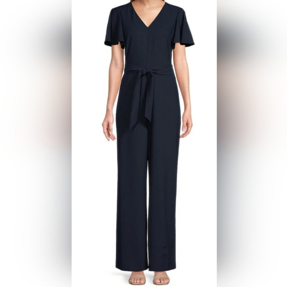 Preston & York Elegant Navy Jumpsuit